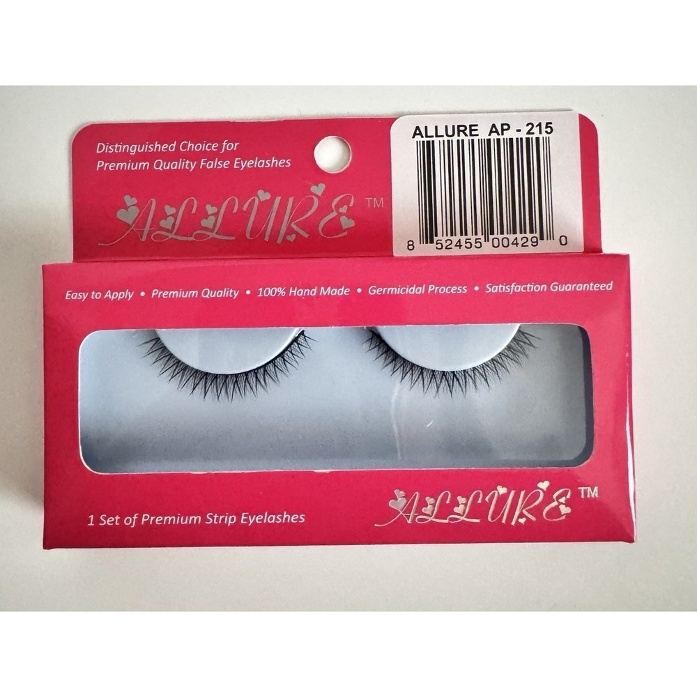 Allure Premium False Eyelashes AP-215 Handmade Natural Style Strip Lashes